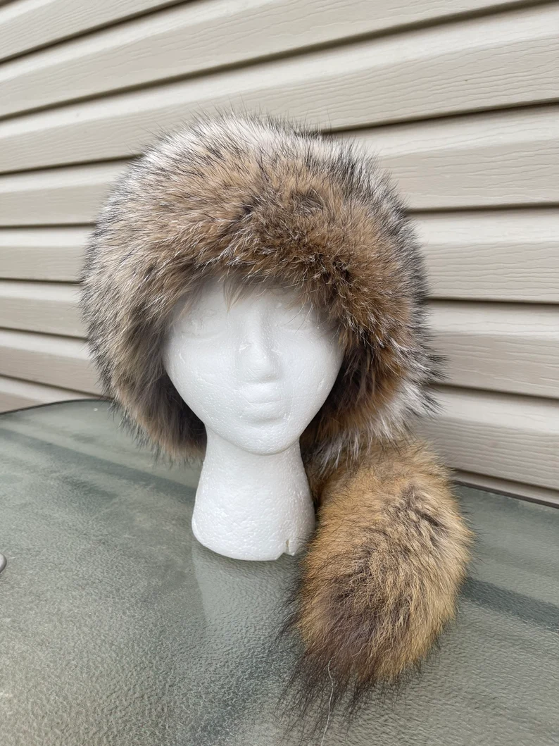 Coyote Davy Crockett Hat
